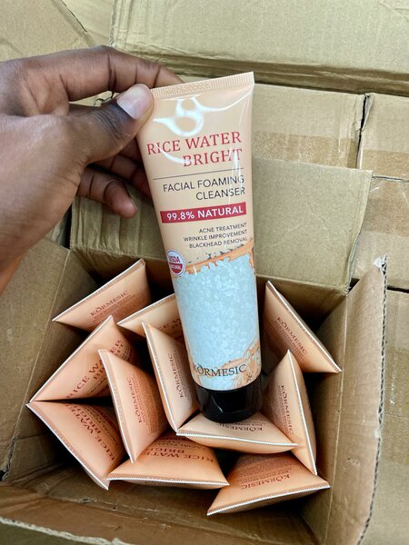 Nettoyant mous a l'eau de riz