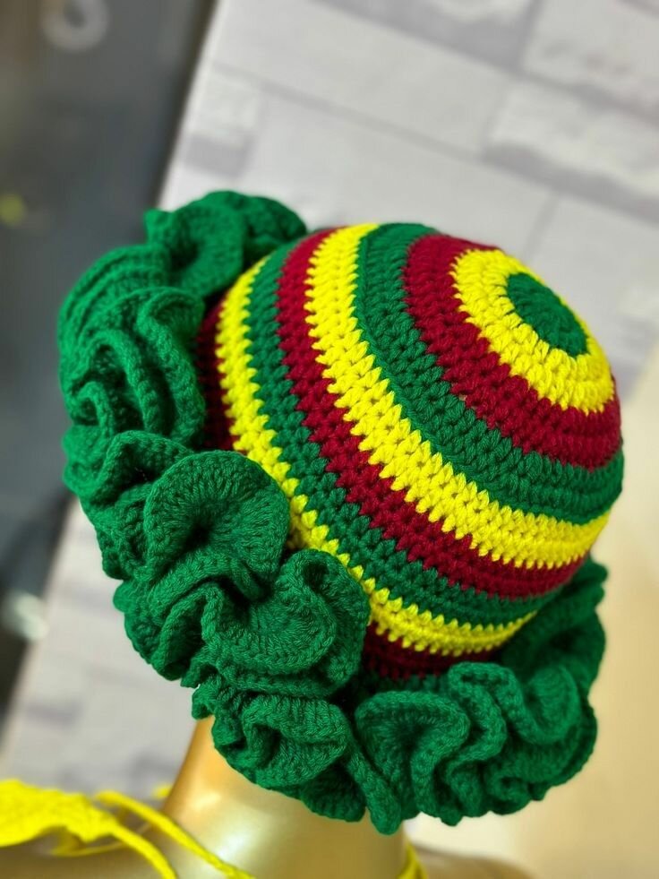 Ruffled hats