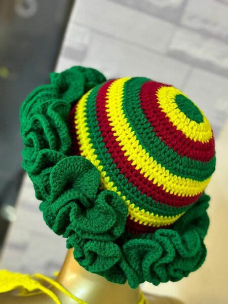 Ruffled hats
