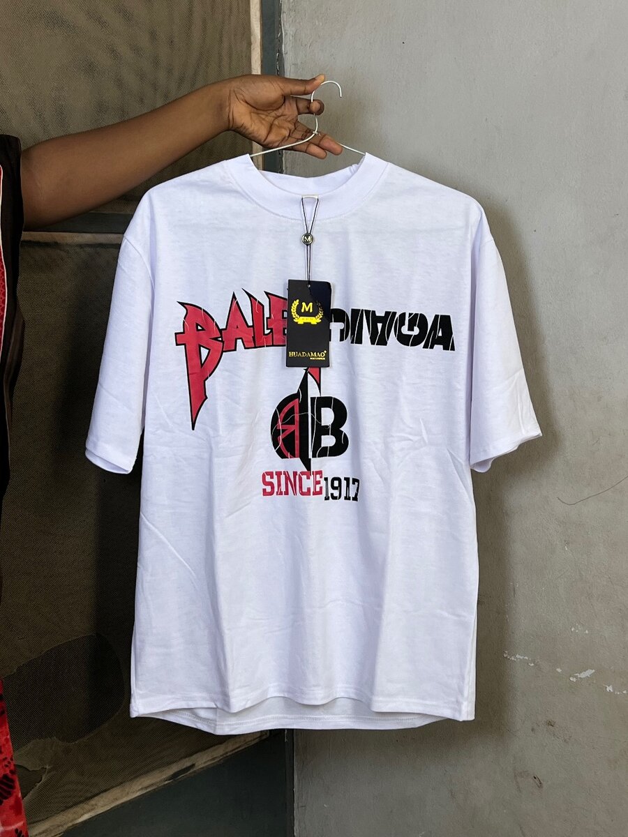 T-shirt blanc unisexe décontracté