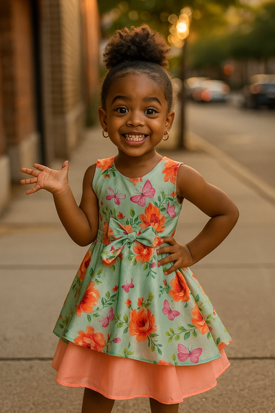 Robe  Fleurie 4Ans