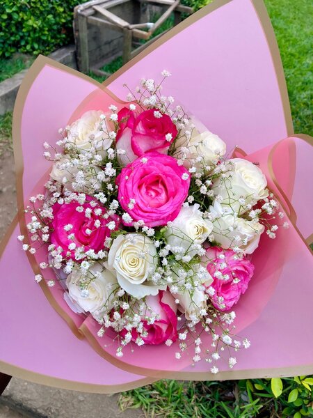 Bouquet de roses élégant
