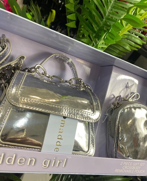 Mini silver bag