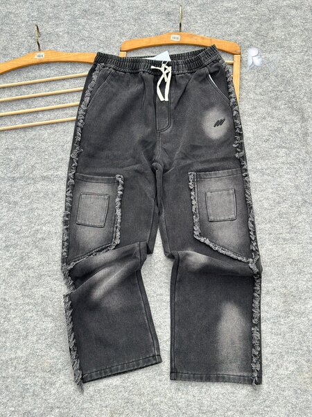 Pantalons noirs streetwear pour enfants