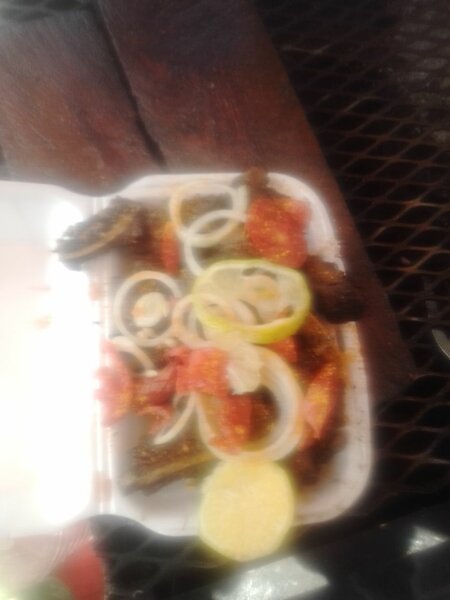 Roasted fish