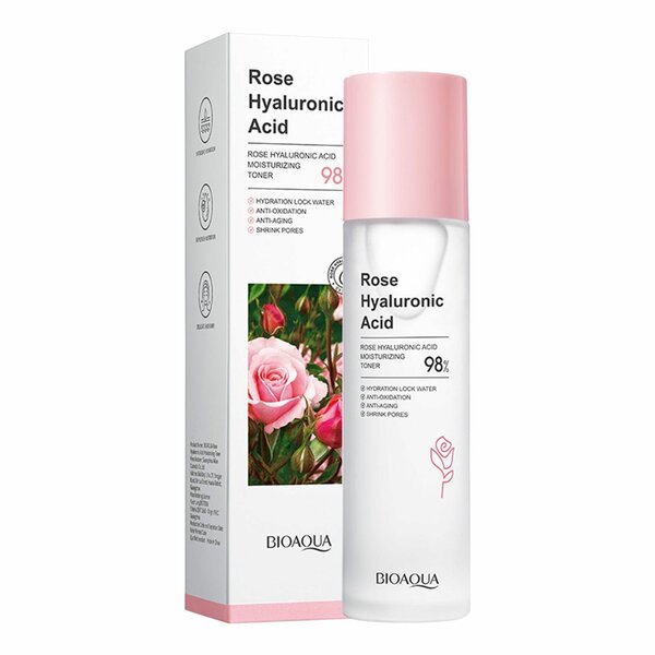 Rose hyaluronic acid toner