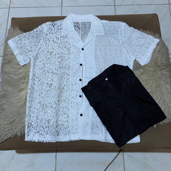 Net short sleeves 