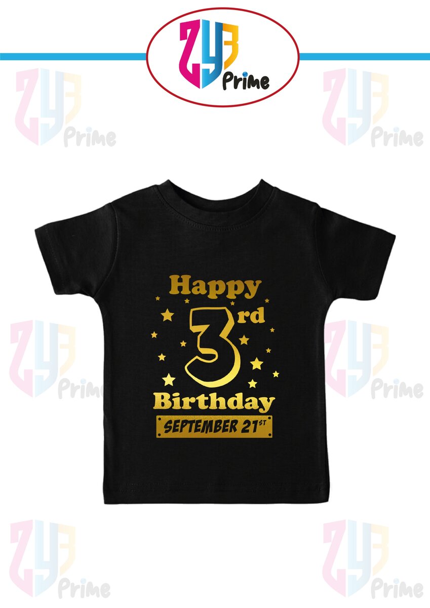 T-shirt Enfant – Happy Big number Birthday