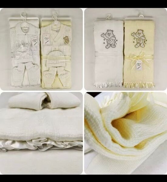 Couverture bébé douce en coton