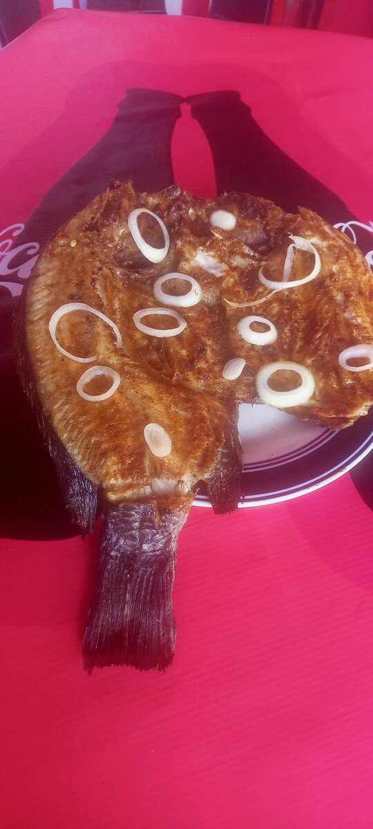 Roasted fish