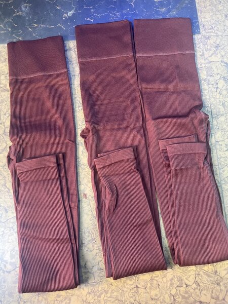 Ribbed leggings