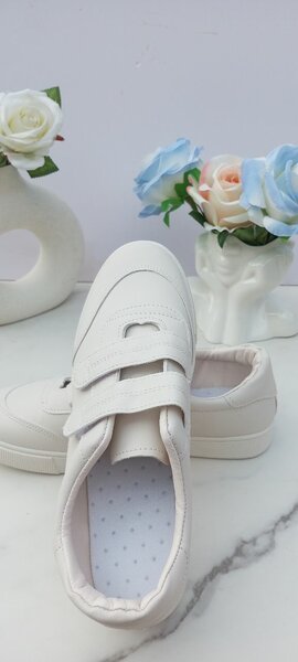 White sneakers
