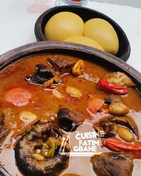 Foutou sauce graine