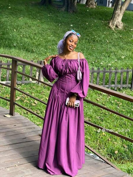 Robe en tissu