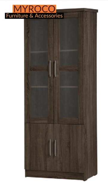 Brown bookshelf 80cmX30cmX174cm