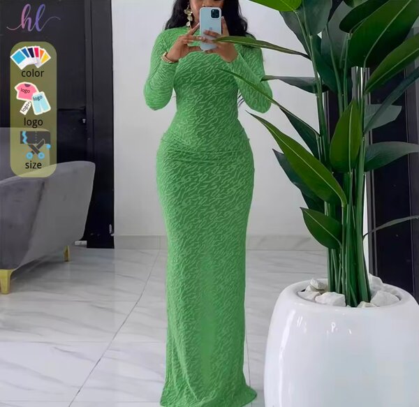 Robe longue moulante élégante