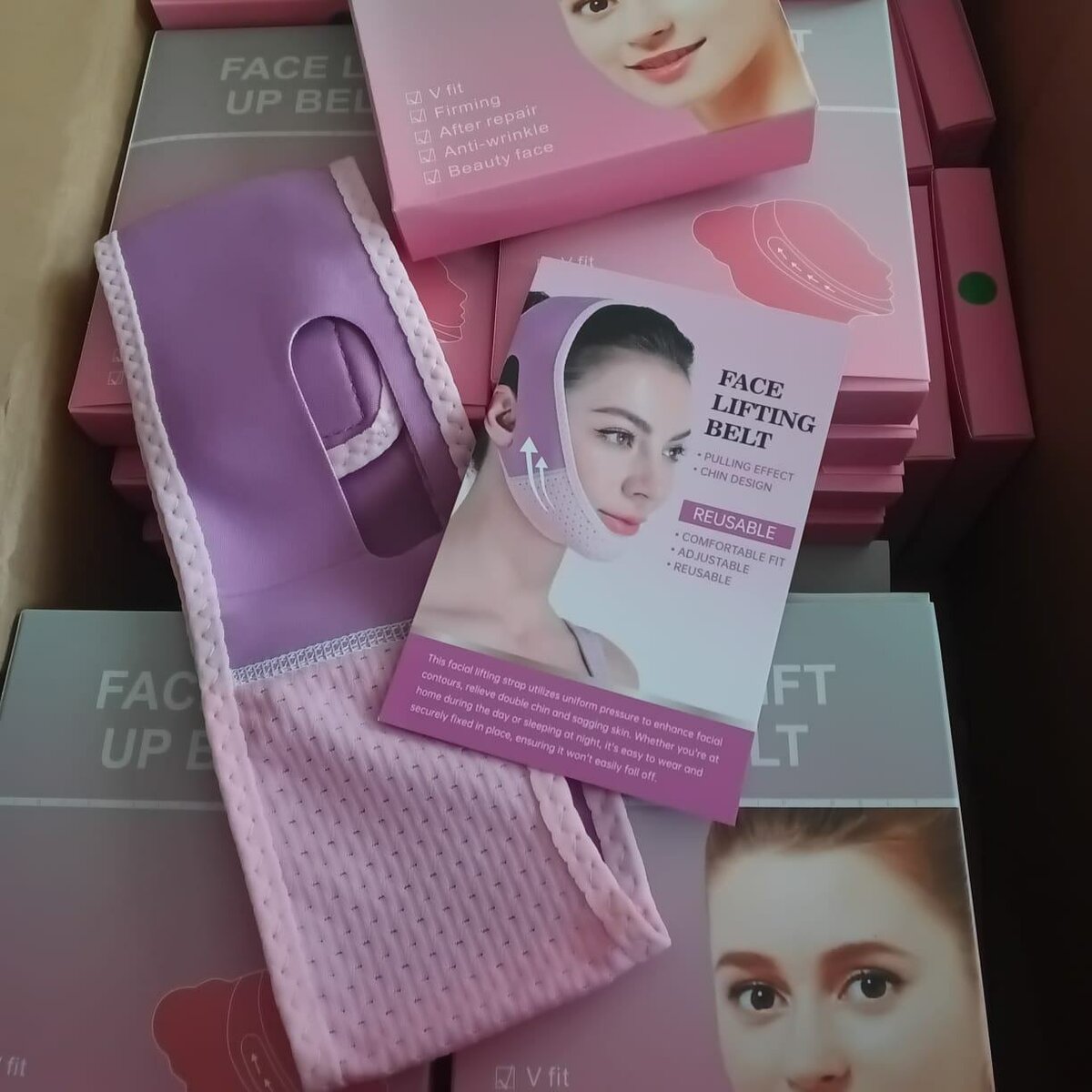 Face lift UP belt