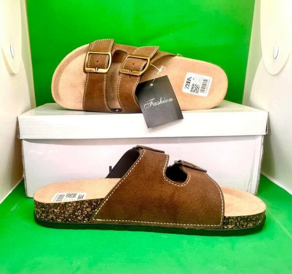 Sandales confortables en cuir