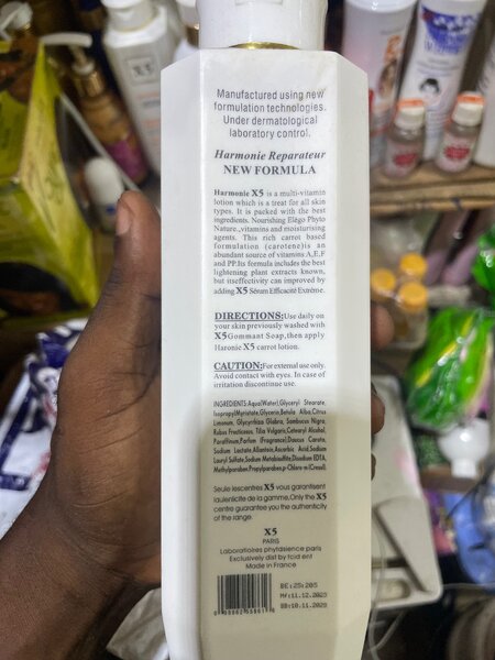 X5 lotion