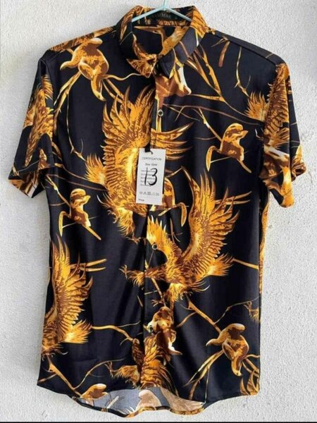Chemise à motifs colorés homme