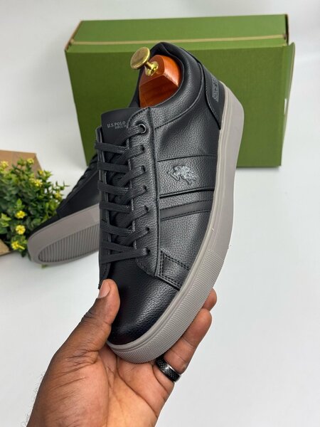 POLO BLACK AND GREY