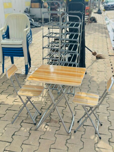 Set de table pliante en bois