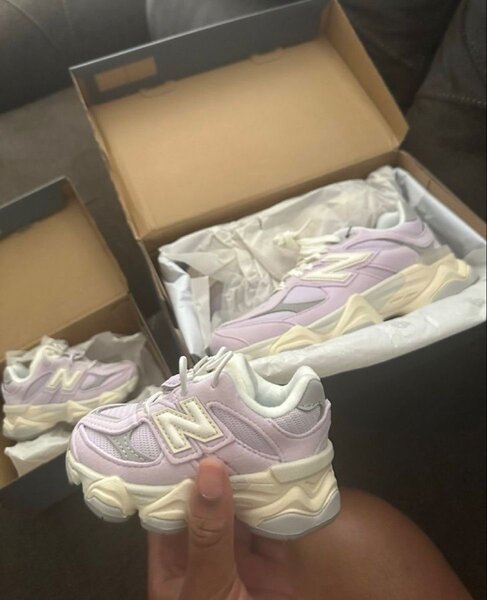 Pink baby new balance shoes