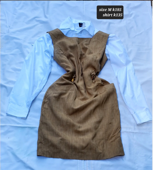 brown dress