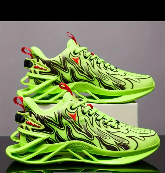 Sneakers futuristes multicolores