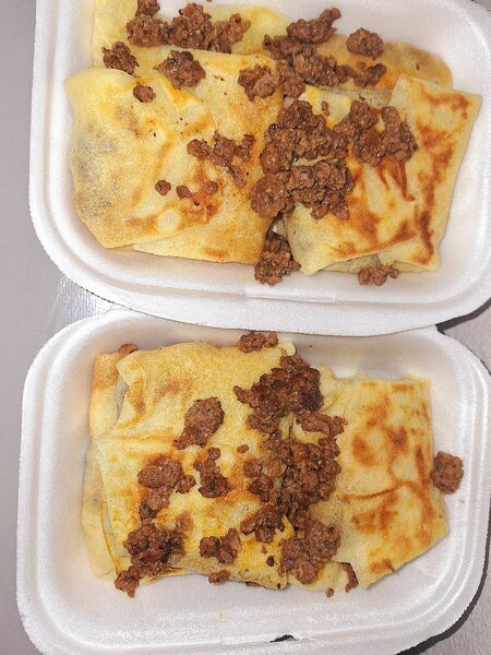 8 Crêpes farcies à la viande