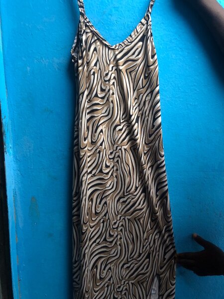 Robe Longue Imprimée Élégante