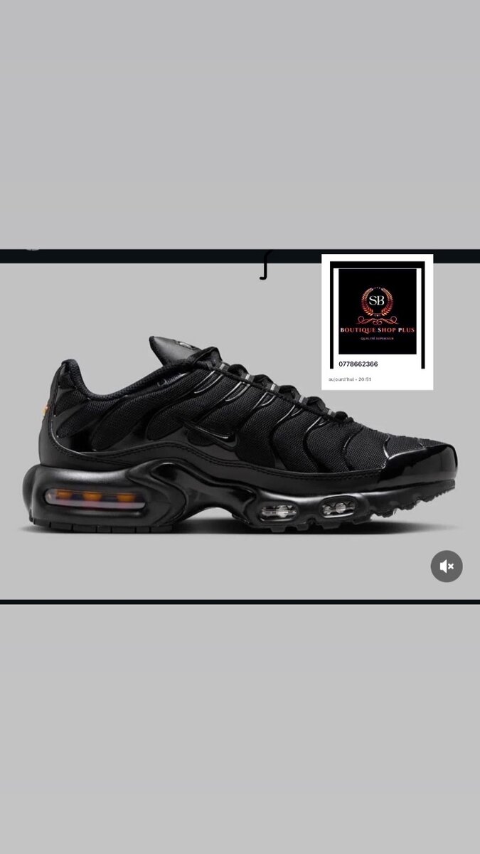 Basket Nike authentique avec sa boîte