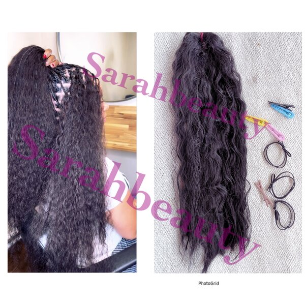 Extension cheveux naturels frisées