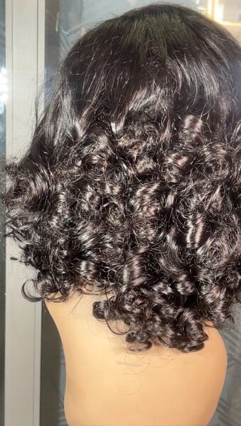 12inch bouncy hair