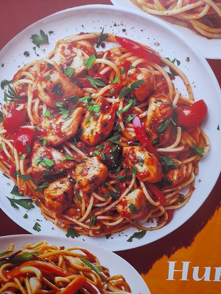 Spaghetti au poulet