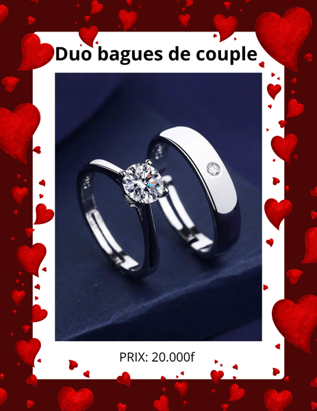 Ensemble bague de couple