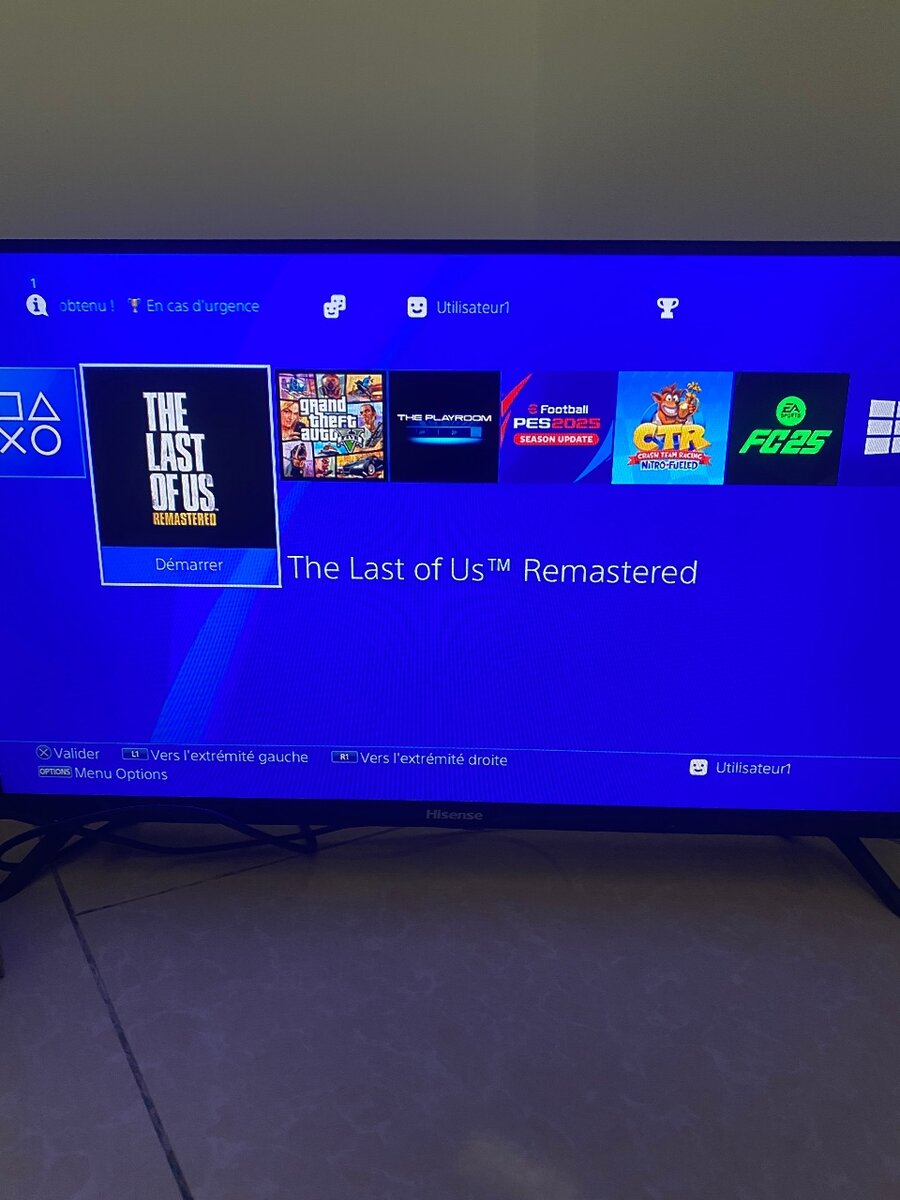 PS4 SLIM CRAQUÉE