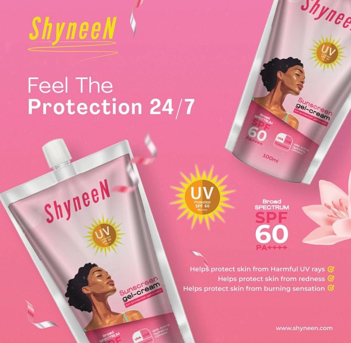 Sunscreen spf 60