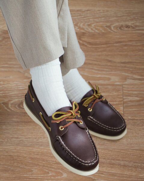 Chaussures bateau marron élégantes