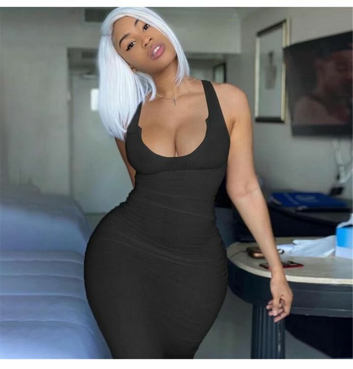 Robe longue noir