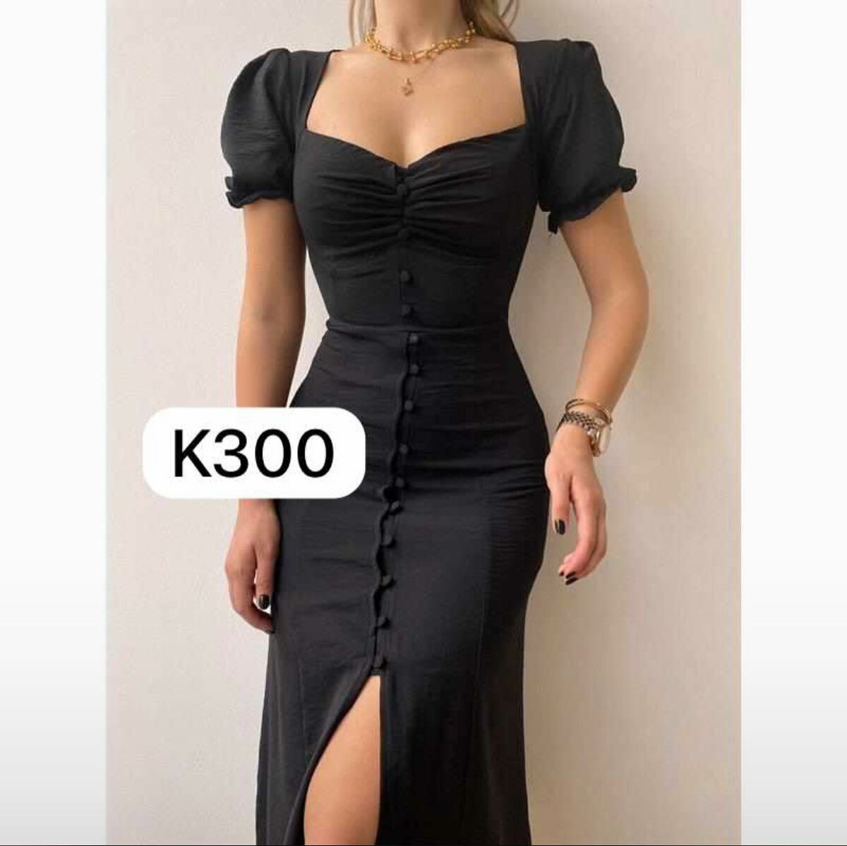 black dress