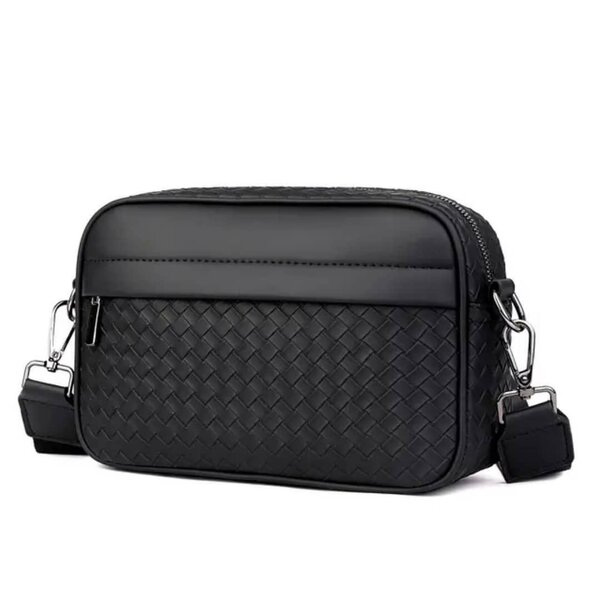 Sac bandoulière tissé élégant