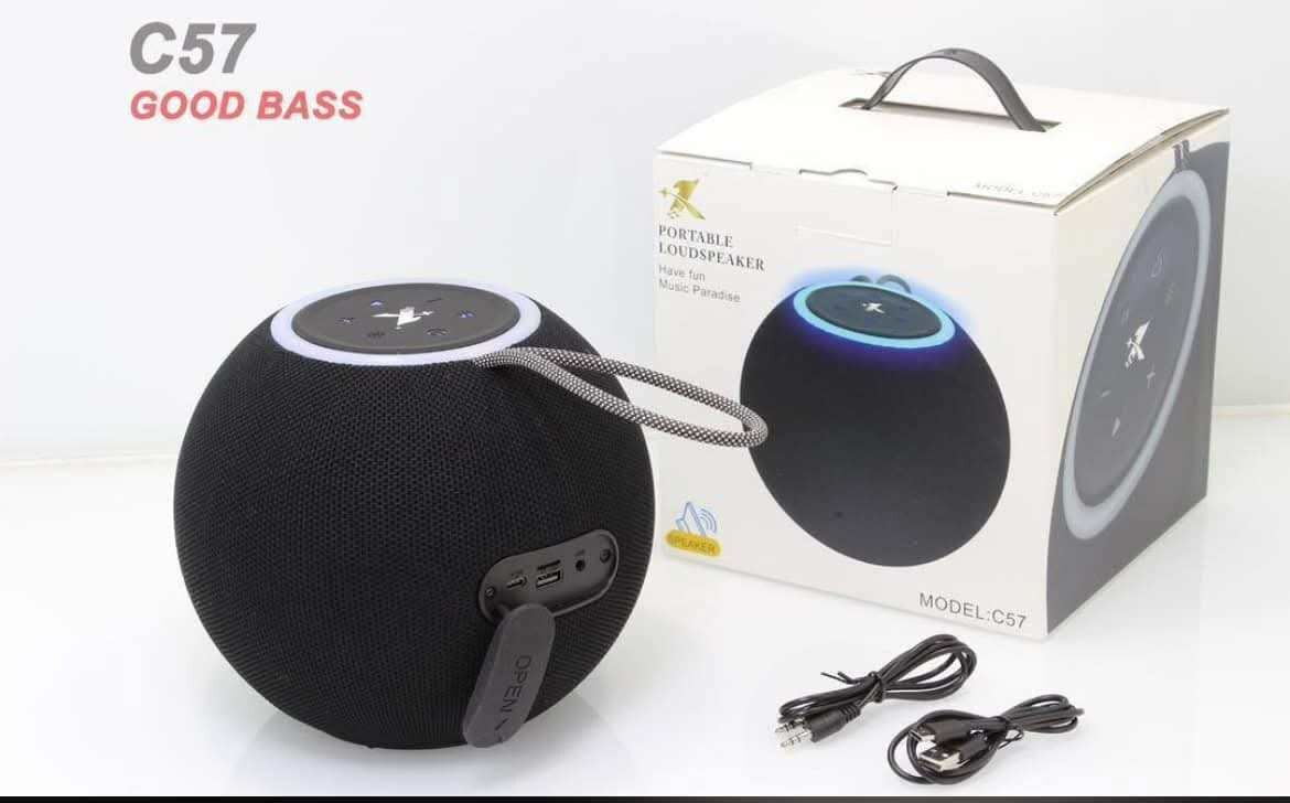 Enceinte portable C57 avec basses puissantes