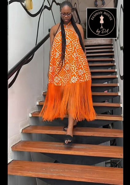 Robe en pagne