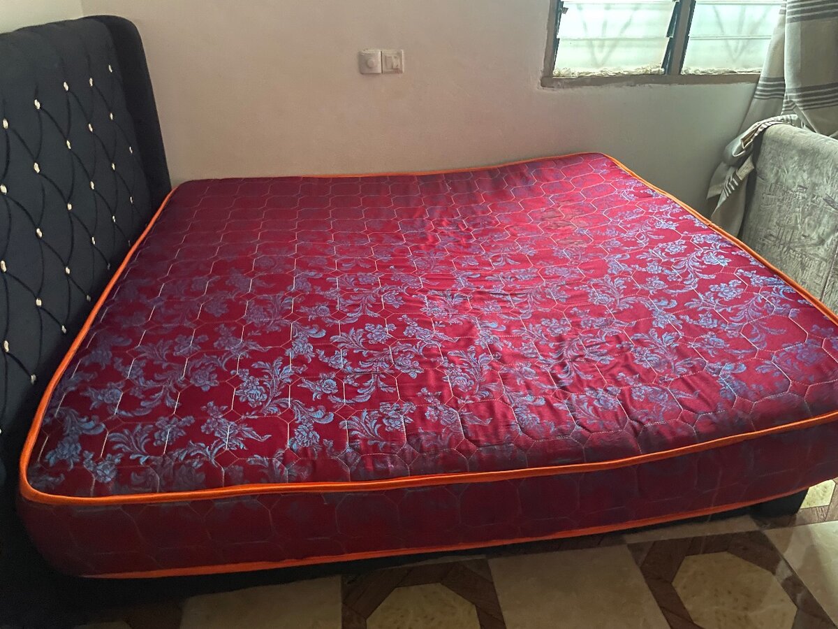 Queen size mattress and the bed
