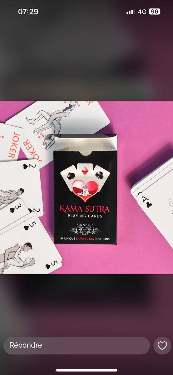 Cartes à Jouer Kama Sutra