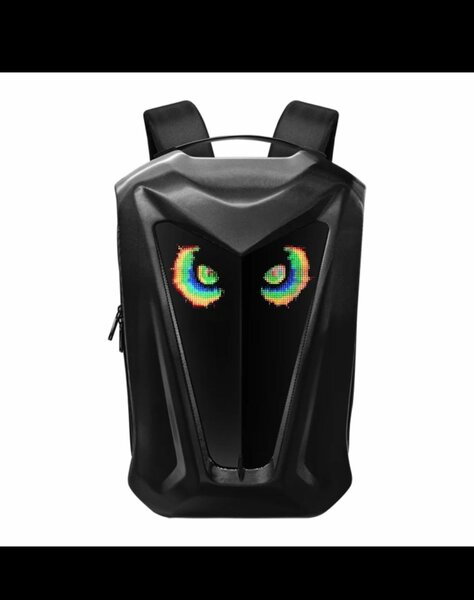 Sac à dos futuriste LED intégré