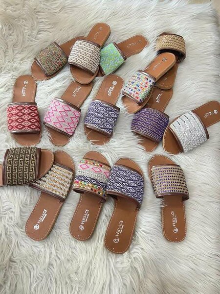 Sandales en perles femme