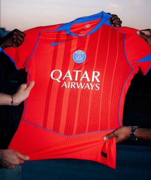 Maillot de Football Rouge PSG