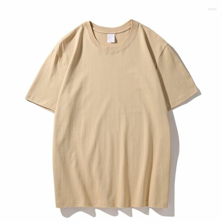 T-shirt unisexe kaki élégant